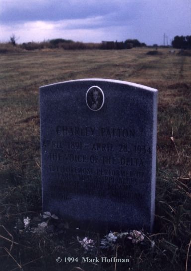 Charley Patton's gravesite, Holly Ridge, MS